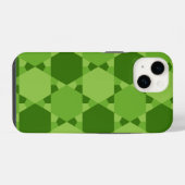 Coque Pour iPhone 14 Sceau de Salomon Étoile de David Illusion d'optiqu (Verso Horizontal)