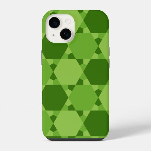 Coque Pour iPhone 14 Sceau de Salomon Étoile de David Illusion d'optiqu (Verso)