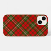 Coque Pour iPhone 14 Scott tartan rouge vert plaid (Verso Horizontal)