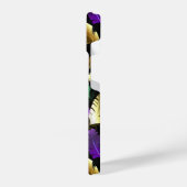 Coque Pour iPhone 14 Seamless Pattern with Mardi Gras feathers (Côté gauche)