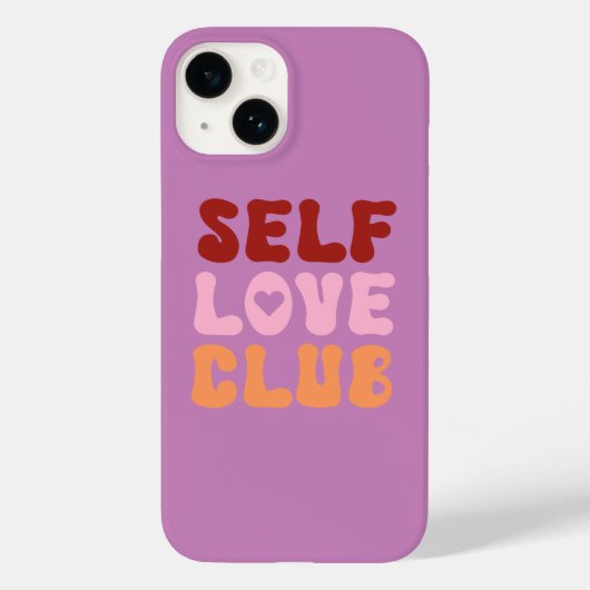 Coque Pour iPhone 14 Self Love Club coque iphone (Verso)