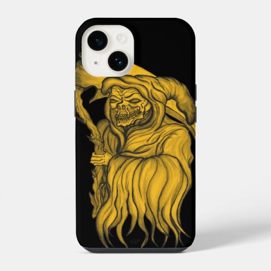 Coque Pour iPhone 14 Sensenmann - La mort (Verso)