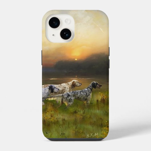 Coque Pour iPhone 14 Setter anglais (Verso)