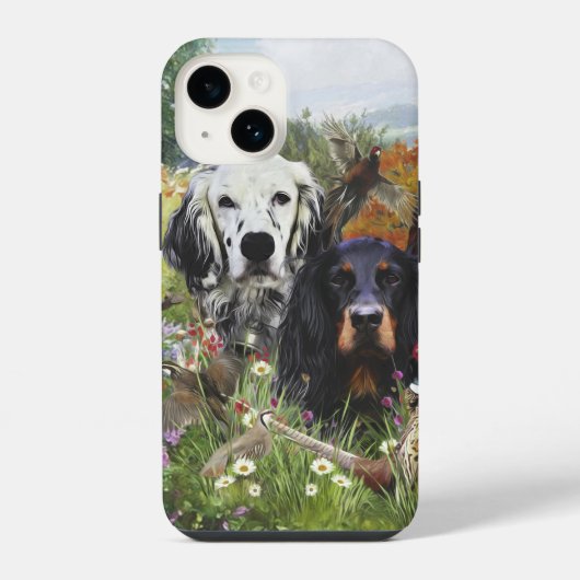 Coque Pour iPhone 14 Setter anglais (Verso)