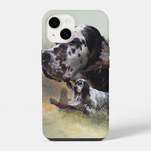 Coque Pour iPhone 14 Setter anglais (Verso)