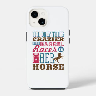 Coque Pour iPhone 14 Seule Chose Plus Folle Que La Coureuse De Barils E