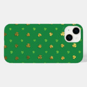 Coque Pour iPhone 14 Shamrock vert irlandais iPhone / coque ipad (Verso (horizontal))