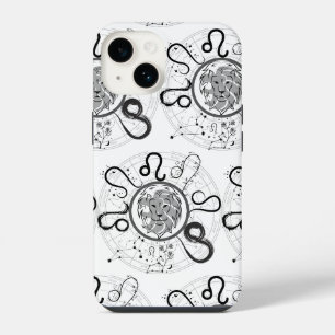 Coque Pour iPhone 14 SIGNE Zodiaque Leo.w