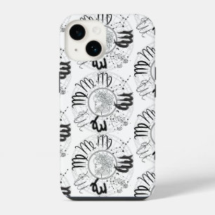 Coque Pour iPhone 14 SIGNE Zodiaque - Virgo.w