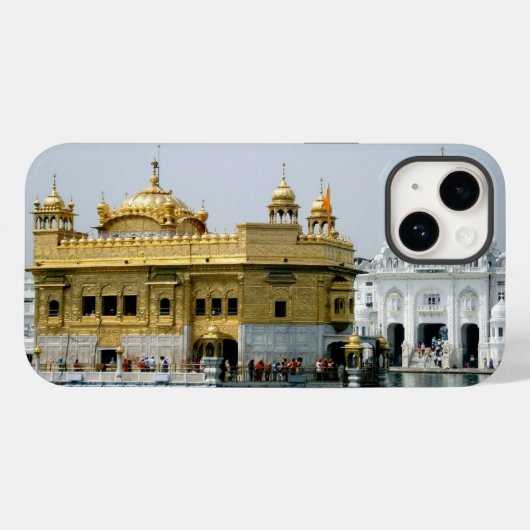 Coque Pour iPhone 14 Sikh Golden temple Graphic Coque-Mate Coque iphone (Verso (horizontal))