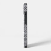 Coque Pour iPhone 14 Silver Chainmaille (Côté gauche)