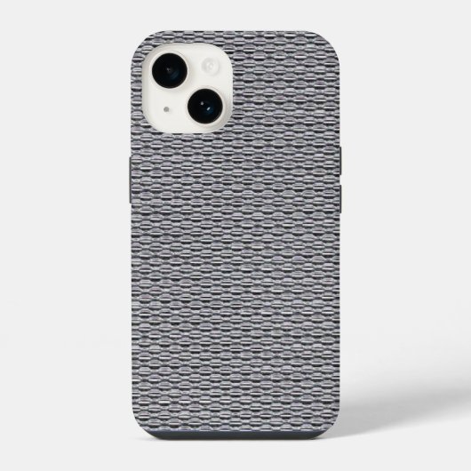 Coque Pour iPhone 14 Silver Chainmaille (Verso)