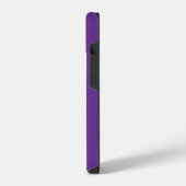 Coque Pour iPhone 14 Simple Élégant Moderne Classique Nom Violet Foncé  (Côté gauche)