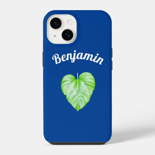 Coque Pour iPhone 14 Simple feuillet charmant (Verso)