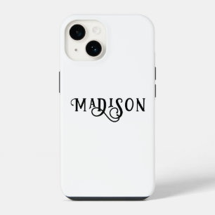Coque Pour iPhone 14 Simple Moderne Écriture Calligraphique Personnalis
