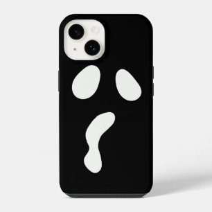 Coque Pour iPhone 14 Simple visage de citrouille d'Halloween fantôme ef