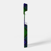 Coque Pour iPhone 14 Sinclair tartan bleu vert plaid (Côté gauche)