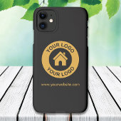 Coque Pour iPhone 14 Site Web de logo d'entreprise personnalisé simple