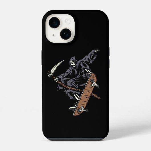 Coque Pour iPhone 14 skateboard (Verso)