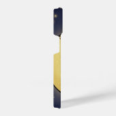 Coque Pour iPhone 14 Sleeping Black Cat Gold Crescent Moon Celestial (Côté droit)