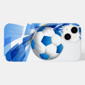 Coque Pour iPhone 14 Soccer Ball iPhone 14 Coque (Verso (horizontal))