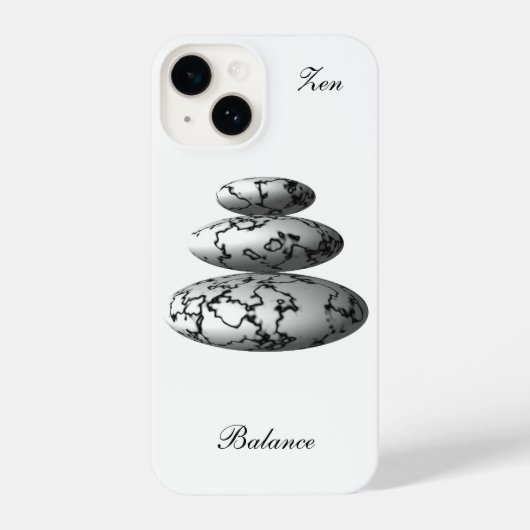 Coque Pour iPhone 14 Solde zen (Verso)
