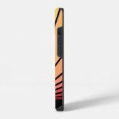 Coque Pour iPhone 14 Soleil Art déco à l'aube (Côté gauche)