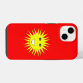 Coque Pour iPhone 14 Soleil brillant (Verso Horizontal)