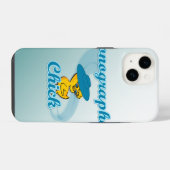 Coque Pour iPhone 14 Sonographe Poulet #3 (Verso Horizontal)