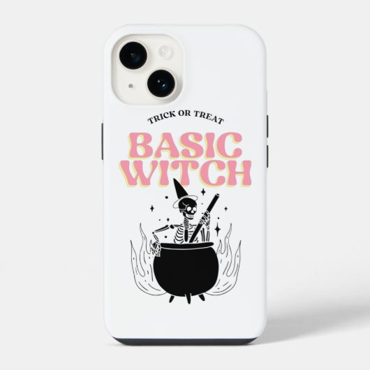 Coque Pour iPhone 14 Sorcière basique (Verso)