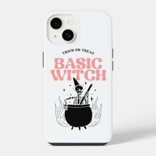 Coque Pour iPhone 14 Sorcière basique (Verso)