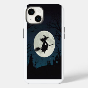 Coque Pour iPhone 14 Sorcière volante sur balai