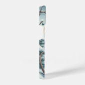 Coque Pour iPhone 14 Souris mignonne dans l'arrière hiver de Preppy et (Côté droit)