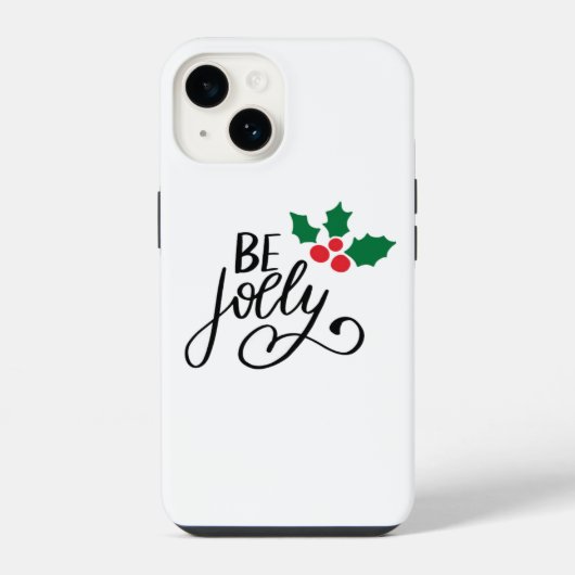Coque Pour iPhone 14 Soyez joyeux (Verso)