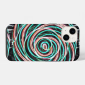 Coque Pour iPhone 14 Spirale spatiale (Verso Horizontal)