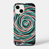 Coque Pour iPhone 14 Spirale spatiale (Verso)
