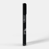Coque Pour iPhone 14 Squelette fumant une cigarette (Côté droit)