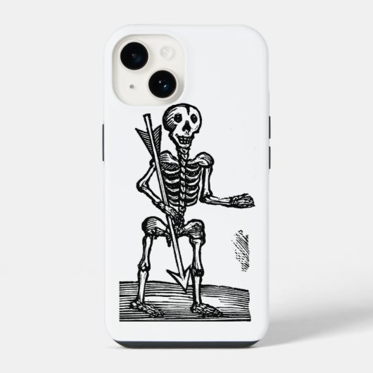 Coque Pour iPhone 14 Squelette mort (Verso)