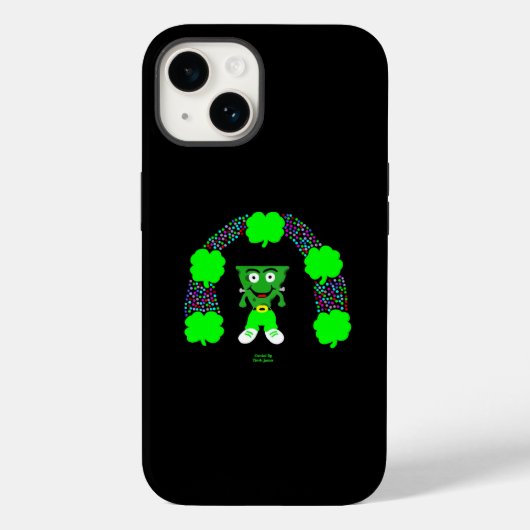 Coque Pour iPhone 14 St. Patrick's FrankenCheese Apple iPhone 14 Coque (Verso)