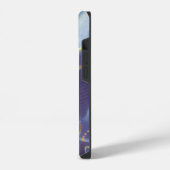Coque Pour iPhone 14 Station spatial en orbite de science-fiction vinta (Côté gauche)