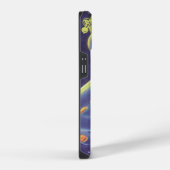 Coque Pour iPhone 14 Station spatial en orbite de science-fiction vinta (Côté droit)