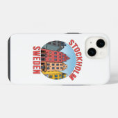 Coque Pour iPhone 14 Stockholm Suède (Verso Horizontal)