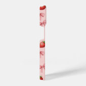 Coque Pour iPhone 14 Strawberry and Pink Bows Pattern Phone Case (Côté droit)