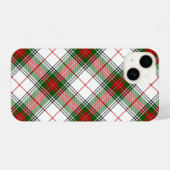 Coque Pour iPhone 14 Stuart / Stewart Red Green White Plaid (Verso Horizontal)