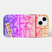 Coque Pour iPhone 14 Style Graffiti urbain (Verso Horizontal)