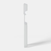 COQUE POUR iPhone 14 STYLISH MODERN ELEGANT CUSTOMIZED NAME LIGHT GREY (Côté gauche)