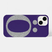 Coque Pour iPhone 14  Stylish, sparkly purple phone case. (Verso Horizontal)