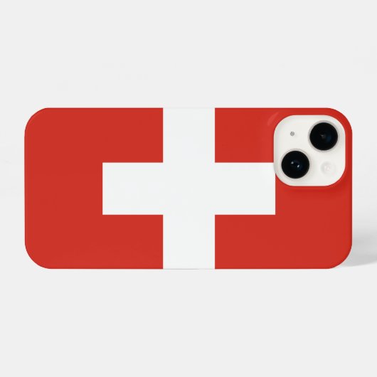 Coque Pour iPhone 14 Suisse (Verso Horizontal)
