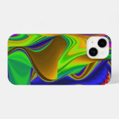 Coque Pour iPhone 14 Summerrainbow, Rainbowart 3D Abstrait (Verso Horizontal)