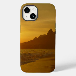 Coque Pour iPhone 14 Sun Set à Ipanema Beach Brésil